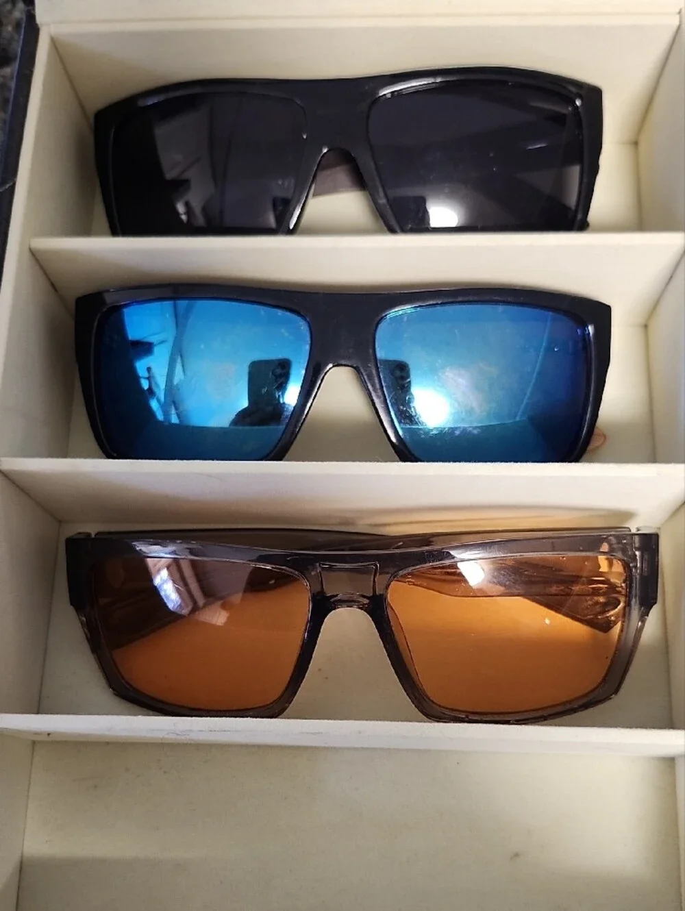 Men's Polarized Sunglasses Collection - Blue, Black, Red, Orange, Brown Lenses